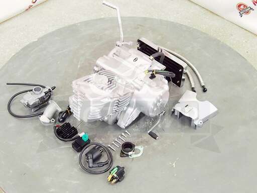 Изображение для Двигатель 4т. 150 см3 (155 куб.см.) (W150G, ZS1P60YMJ) 5МКПП, педаль "П5", эл+кик