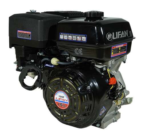 Изображение для Двигатель Lifan 190F 11A (15 лс, 25 мм, катушка освещения 11А)