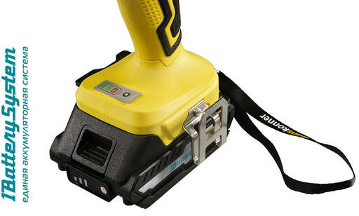 Изображение для Аккумуляторный шуруповерт Hanskonner HCD1855RI 1BatterySystem