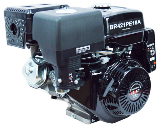 Изображение для Двигатель бензиновый Brait BR421PE18A (15 лс, электростартер, катушка 18А, 25 мм)