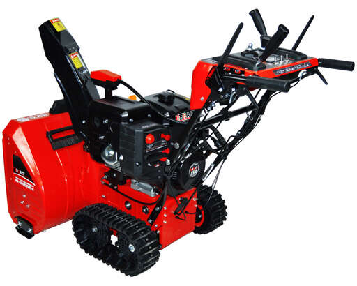 Изображение для Снегоочиститель бензиновый Brait BR-1576ELTWS-6 (15 лс, гусеница, моточасы, электростартер, фара, 6 вперед/2 назад))