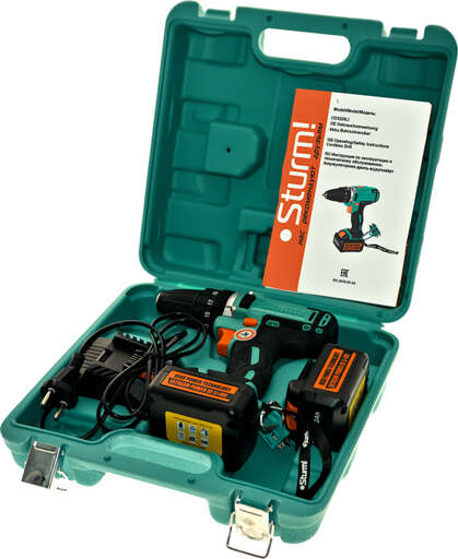 Изображение для Аккумуляторный шуруповерт Sturm! CD3220LI