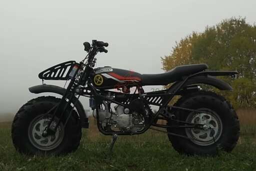 Изображение для Мотоцикл внедорожный СКАУТ-5 (ПОЛНЫЙ ПРИВОД) колеса 10" (резина 23х7-10")