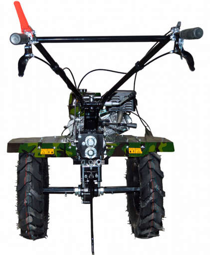 Изображение для Мотоблок  бензиновый Brait BR-135GDHPRO (15 лс, цвет камуфляж, пониженная скорость, 3 вперед/1 назад, колеса 5х12)