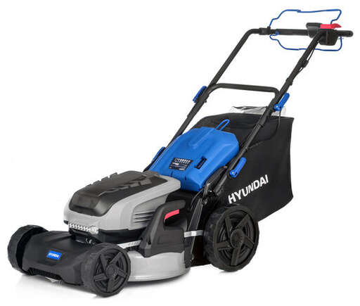 Изображение для Аккумуляторная самоходная газонокосилка Hyundai LA 4047 (поставляется без аккумуляторных батарей и зарядного устройства)