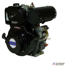 Изображение для Двигатель дизельный Lifan С192FD 6А (15 лс, 25 мм, электростартер, катушка освещения 6А, под шлицы)
