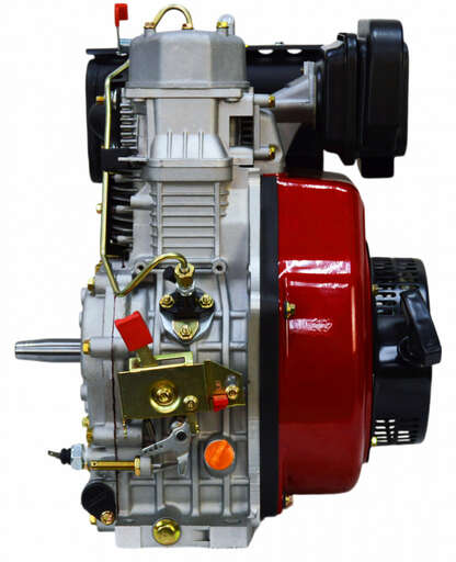 Изображение для Двигатель дизельный Brait BR530DEC (13 лс, электростартер, вал под конус для генератора) 