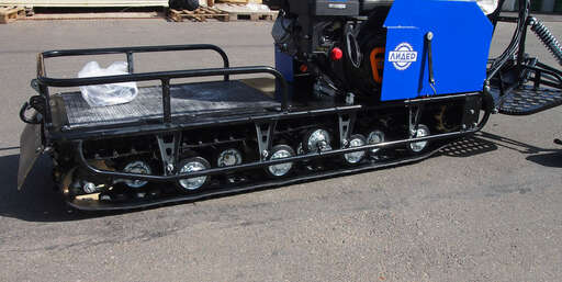 Изображение для Мотобуксировщик Лидер-3-4Т-20АП LONG с лыжным рычажным модулем (Lifan 20 лс, реверс, электростартер, фара)