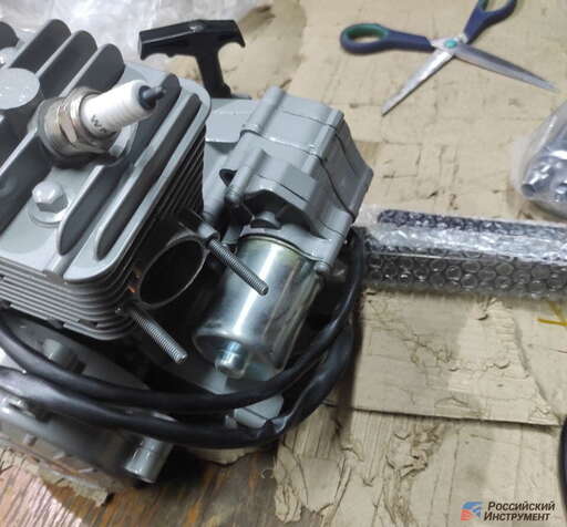 Изображение для Двигатель велосипедный F80E (3 лс, электростартер, полный комплект для установки)