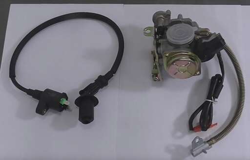 Изображение для Двигатель скутер четырехтактный GY6-80, 150QMF,  70 см3, ВАНЧАНГ (марк 49),  длинный 12", 70 см3