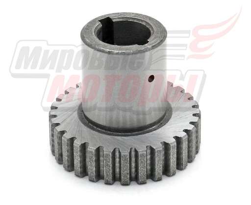 Изображение для Вал сцепления редуктора с автоматическим сцеп. 168F,168F-2(ось дисков сцеп.) (21147)(LIFAN оригинал)