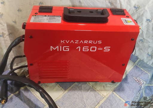 Изображение для Сварочный полуавтомат Foxweld KVAZARRUS MIG 160-S (синергетическое управление, встроенная горелка, MMA/MIG-MAG/TIG LIFT)