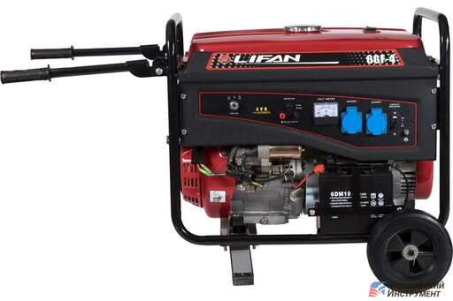 Изображение для Генератор Lifan 6 GF-4 (LF7000E) (6.5 кВт, электростартер)