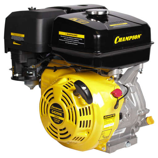 Изображение для Двигатель с горизонтальным валом CHAMPION G420HK (15 лс, 25 мм)