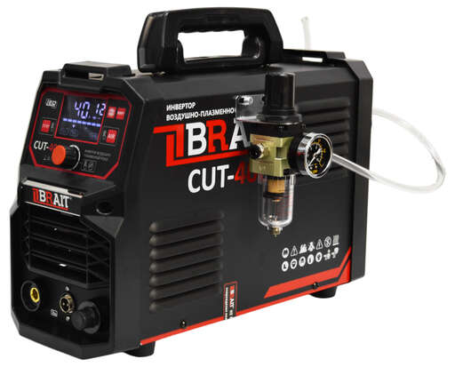 Изображение для Инвертор для воздушно-плазменной резки Brait CUT-40K (6.6 кВт, встроенный компрессор)
