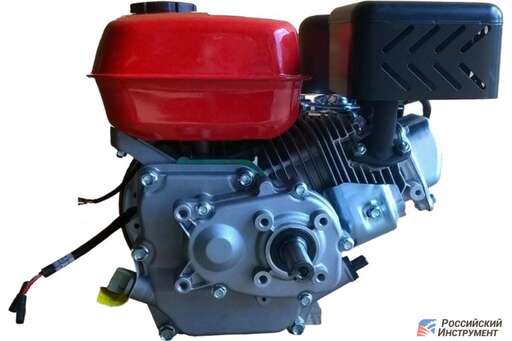 Изображение для Двигатель Zongshen ZS 168FB6 5А (6.5 лс, Ø 20 мм, понижающий редуктор L, катушка освещения 5А)