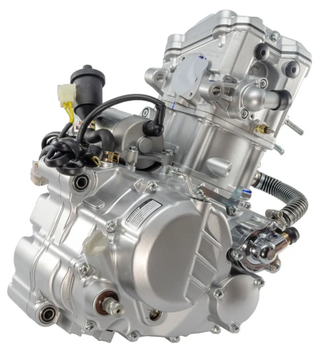 Изображение для Двигатель 4т. 270 см3 174MN-5, NB300, Zongshen, 4х клап., кик+эл, жидк. охл. + РАДИАТОР, 5 передач