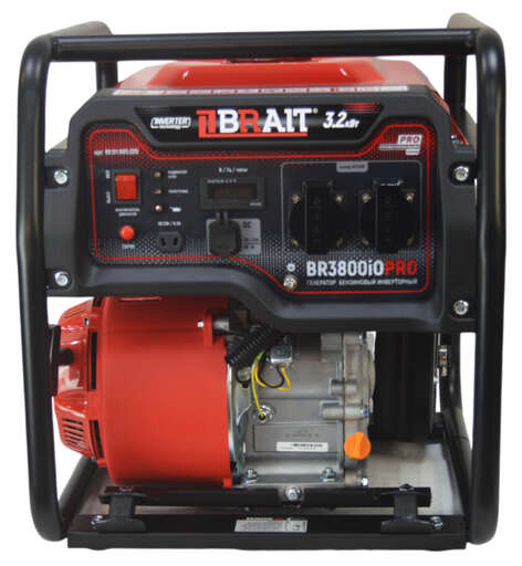 Изображение для Генератор бензиновый инверторный  BRAIT BR3800iOPRO (3.2 кВт, 9л)
