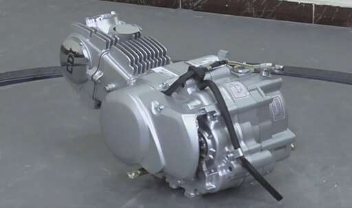 Изображение для Двигатель четырехтактный, 150 см3 (С150, 1P56FMJ), 4МКПП (1-N-2-3-4), электро и кикстартер, педаль как "ЮП5"