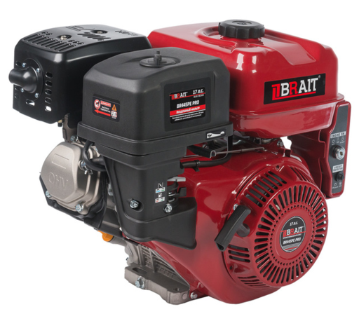 Изображение для Двигатель Brait 445PE-R 18A PRO (17 лс, автоматическое сцепление, электростартер, катушка освещения 18А, профессиональный)