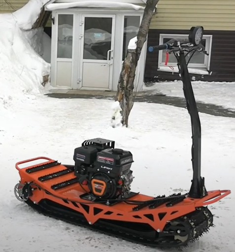 Изображение для Мотосноуборд ИСКРА-1 (Ижтехмаш) (8 лс,редуктор автоматического сцепления, фара, фаркоп, тормоз)