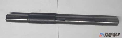 Изображение для Вал ведомого шкива 2-х опорной трансмиссии с посадкой 25 мм (310 мм)