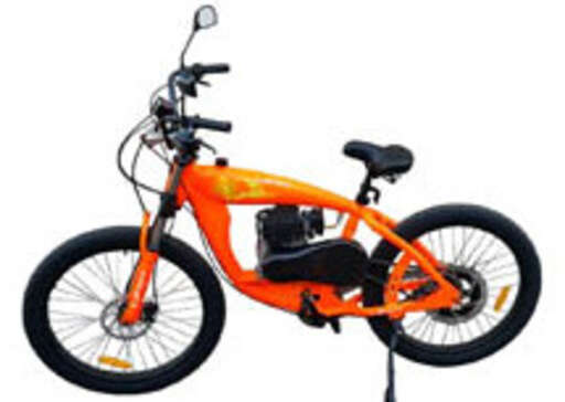 Изображение для Велосипед 26" фэтбайк с веломотором LIFAN (4х тактный), (двигатель + кожух) LIFAN 152F-3