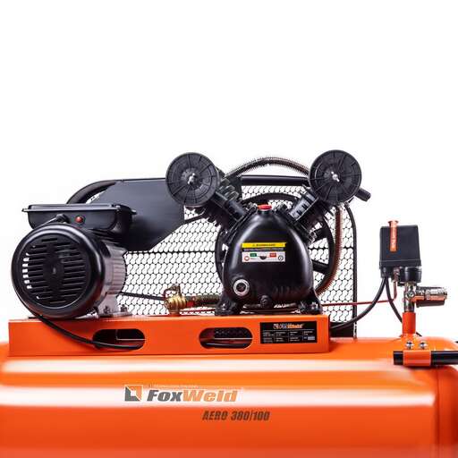 Изображение для Компрессор масляный ременной Foxweld AERO 380/100 (2.2 кВт)