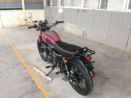 Изображение для Мотоцикл COMBAT SCRAMBLER 400 (серый-красный-черный) с ПТС
