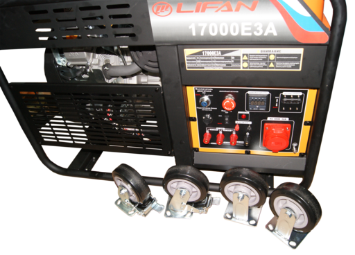 Изображение для Генератор бензиновый Lifan 17000E3А+АВР (17 кВт, 380В, электростартер, автозапуск)