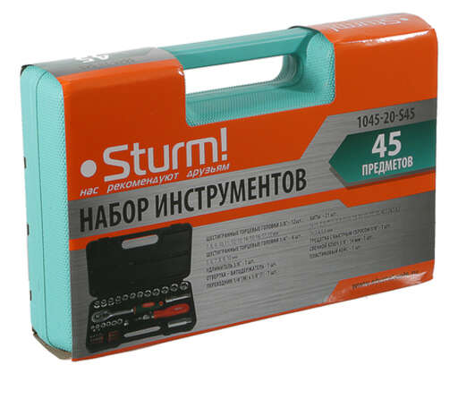 Изображение для Набор инструментов для автомобиля 45 предмета Sturm!