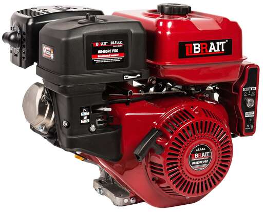 Изображение для Двигатель Brait 465PE PRO 18А (18.5 лс, Ø 25 мм, электростартер, катушка освещения 18А, профессиональный)