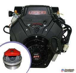 Изображение для Двигатель Loncin H765i 20А (30 лс, 25 мм, инжекторный, электростартер, катушка освещения 20А) + вариатор Сафари