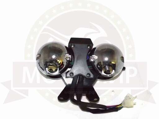 Изображение для Щиток приборов трицикл в сборе круглый (спидометр+тахометр)