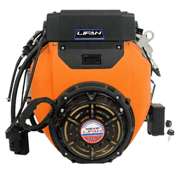 Изображение для Двигатель Lifan 2V80F-A EFI (LF2V80F-P) (31 лс, электростартер, катушка 20А, инжектор, электронная заслонка, 25 мм