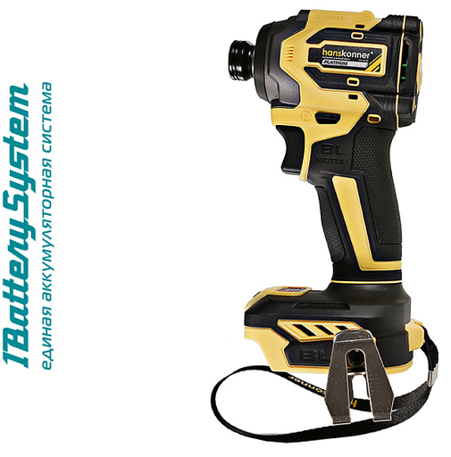 Изображение для Аккумуляторный ударный винтоверт Hanskonner HCD20280BL 1BatterySystem