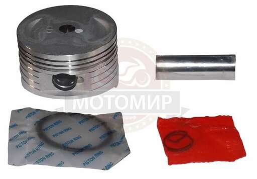 Изображение для Поршень 61,00 мм 4 такт.скутер 161QMК-3 (GY6) Динго150 (кольца, палец d15мм, стопорн. кольца)