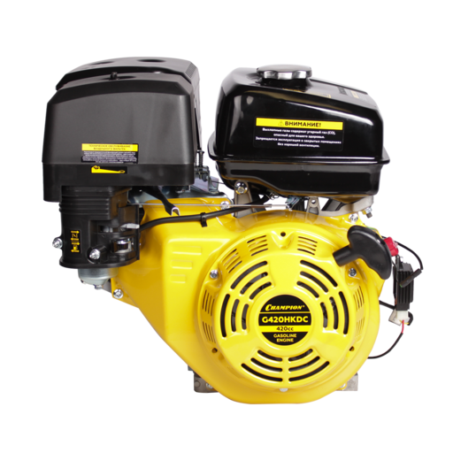 Изображение для Двигатель с горизонтальным валом CHAMPION G420HKDC (15 лс, катушка 5А, 25 мм)