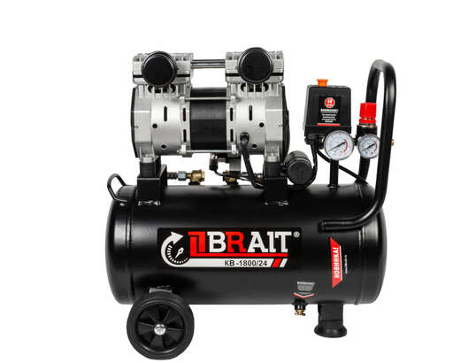 Изображение для Компрессор воздушный BRAIT KB-1800/24 (1,8Kw, без масляный) 