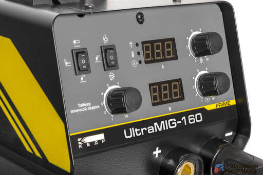 Изображение для Сварочный полуавтомат КЕДР UltraMIG-160 (MMA, MIG/MAG, Lift TIG)