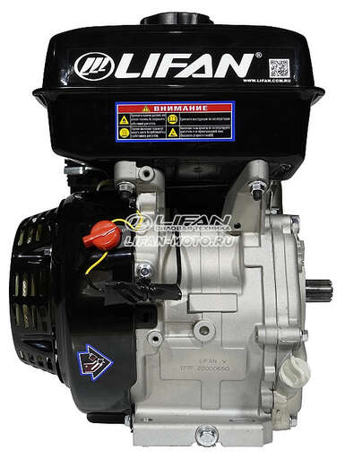 Изображение для Двигатель Lifan 177F (9 лс, под шлицы, разболтовка  80х80)