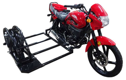 Изображение для Прицеп боковой для мопеда SIGMA (Невозможна регистрация в ГИБДД) (кронштейны под сварку)