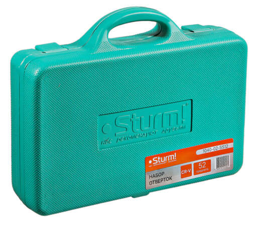 Изображение для Набор отверток 51 предмет, пластиковый кейс, CrV, Sturm!