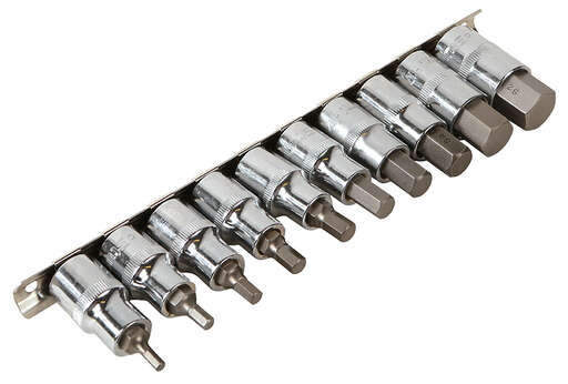 Изображение для Набор головок HEX, 1/2", 55мм, 10 шт, S2 Sturm!