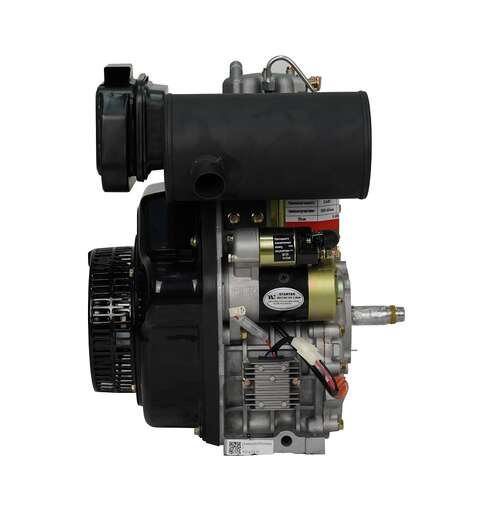 Изображение для Двигатель дизельный Lifan С192FD (15 лс, конусный вал, электростартер, катушка освещения 6А)