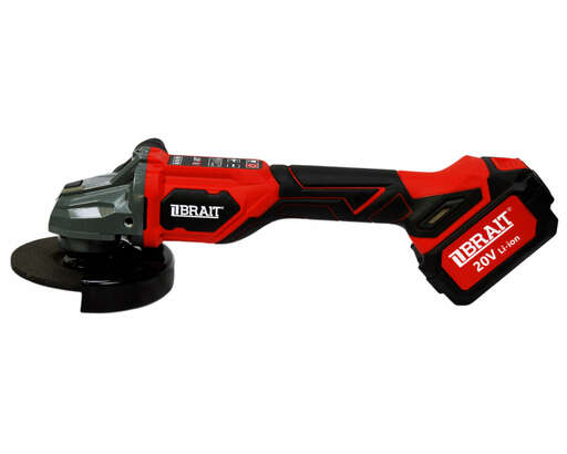 Изображение для МШУ аккумуляторная BRAIT BCAG20/125-4PUBL-1 PRO (125мм, 20Вт, 2500-11500об/мин, плавный пуск, бесщёточный двигатель)