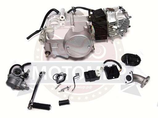 Изображение для Двигатель 4т. 125 см3 (С120, 1P54) авт.сцепление только кикстартер Fighter125, тюнинг