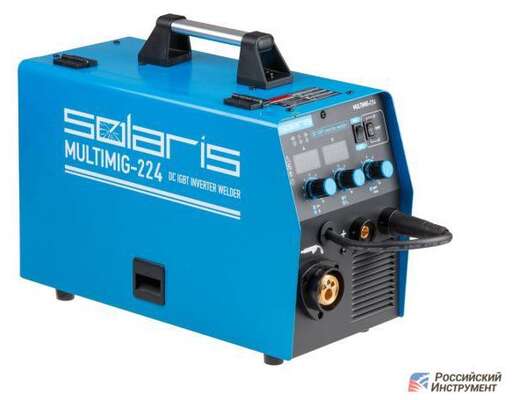 Изображение для Сварочный полуавтомат Solaris MULTIMIG-224 (MMA/MIG-MAG)