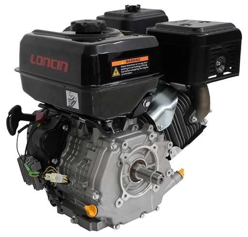 Изображение для Двигатель Loncin G500F (A type) D25 7А (22 лс, катушка 7А, 25 мм)
