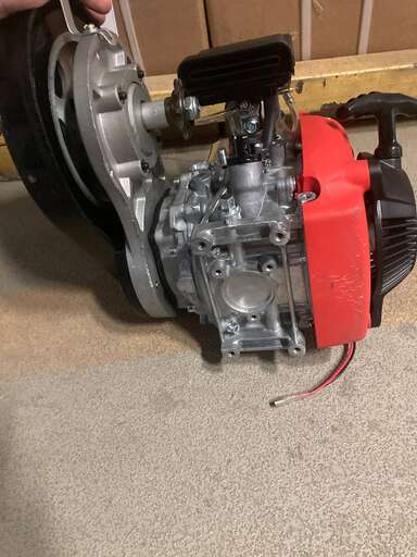 Изображение для Двигатель Веломотор 4х такт. 144F (ременный редуктор) ГОЛЫЙ